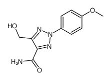 4-(hydroxymethyl)-2-(p-methoxyphenyl)-1,2,3-triazole-5-carboxamide Structure