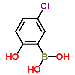 (5-Chloro-2-hydroxyphenyl)boronic acid Structure