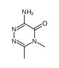 6-amino-3,4-dimethyl-1,2,4-triazin-5-one结构式