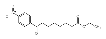 ethyl 8-(4-nitrophenyl)-8-oxooctanoate结构式