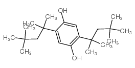 2,5-Bis(1,1,3,3-tetramethylbutyl)hydroquinone Structure