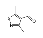 4-Isothiazolecarboxaldehyde, 3,5-dimethyl- (7CI,9CI) Structure