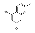 4-(4-methylphenyl)-4-sulfanylbut-3-en-2-one Structure