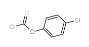 氯硫代甲酸-4-氯苯酯结构式