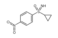 rac-S-cyclopropyl-S-(p-nitrophenyl)sulfoximine Structure
