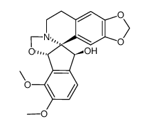(4bS,14bR,15S)-3,4-dimethoxy-4b,8,9,15-tetrahydro-6H-[1,3]dioxolo[4,5-g]indeno[2',1':4,5]oxazolo[4,3-a]isoquinolin-15-ol Structure