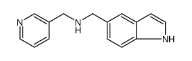 1H-Indole-5-methanamine, N-(3-pyridinylmethyl) Structure