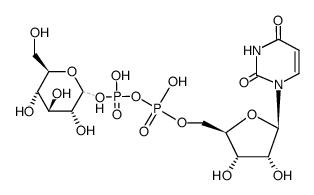 uridine-5'-diphosphoglucose Structure