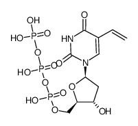 5-vinyl-2'-deoxyuridine-5'-triphosphate Structure