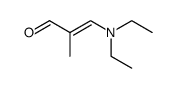 2-Propenal, 3-(diethylamino)-2-methyl结构式