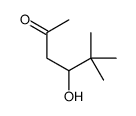 4-hydroxy-5,5-dimethylhexan-2-one结构式