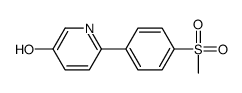 5-羟基-2-(4-甲基磺酰基苯基)吡啶结构式