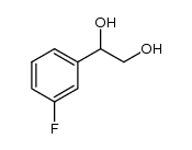 1-(3-fluorophenyl)ethane-1,2-diol结构式