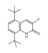 5,8-di-tert-butyl-3-fluoro-2(1H)-quinolinone Structure