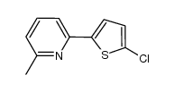 2-(5-chlorothiophen-2-yl)-6-methylpyridine Structure