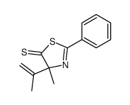 4-Methyl-2-phenyl-4-(2-propenyl)-1,3-thiazol-5(4H)-thion结构式