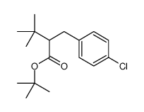 tert-butyl 2-[(4-chlorophenyl)methyl]-3,3-dimethylbutanoate结构式