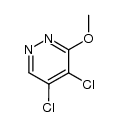 4,5-dichloro-3-methoxypyridazine结构式