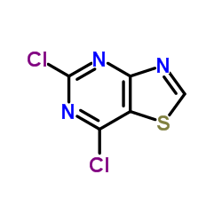 5,7-二氯噻唑并[4,5-D]嘧啶结构式