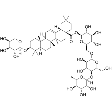 Ciwujianoside C3结构式
