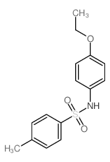 Benzenesulfonamide,N-(4-ethoxyphenyl)-4-methyl-结构式