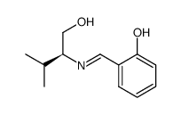 (S)-1-N-(1-hydroxy-3-methylbut-2-yl)-2-hydroxybenzaldimine结构式