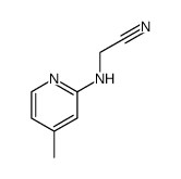 Glycinonitrile, N-(4-methyl-2-pyridyl)- (6CI) Structure