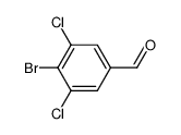 4-bromo-3,5-dichlorobenzaldehyde结构式