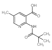 2-(2,2-二甲基丙酰氨基)-5-甲基吡啶-3-羧酸图片