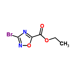 Ethyl 3-bromo-1,2,4-oxadiazole-5-carboxylate Structure