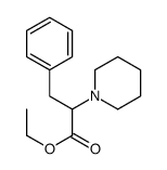 ethyl 3-phenyl-2-(piperidin-1-yl)propanoate Structure