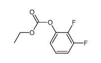 2,3-difluorophenyl ethyl carbonate结构式