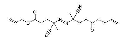 bisallyl 4,4'-azobis(4-cyanopentanoate) Structure