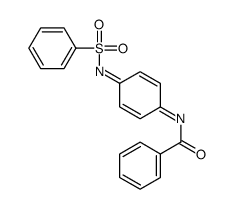 BENZAMIDE, N-[4-[(PHENYLSULFONYL)IMINO]-2,5-CYCLOHEXADIEN-1-YLIDENE]-结构式