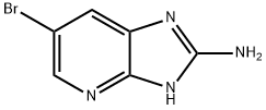 2-氨基-6-溴-3H-咪唑并[4,5-B]吡啶结构式