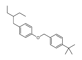 1-tert-butyl-4-[[4-(2-ethylbutyl)phenoxy]methyl]benzene结构式