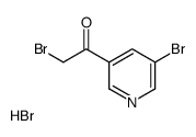 2-bromo-1-(5-bromopyridin-3-yl)ethanone,hydrobromide Structure