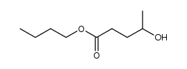 butyl 4-hydroxypentanoate结构式