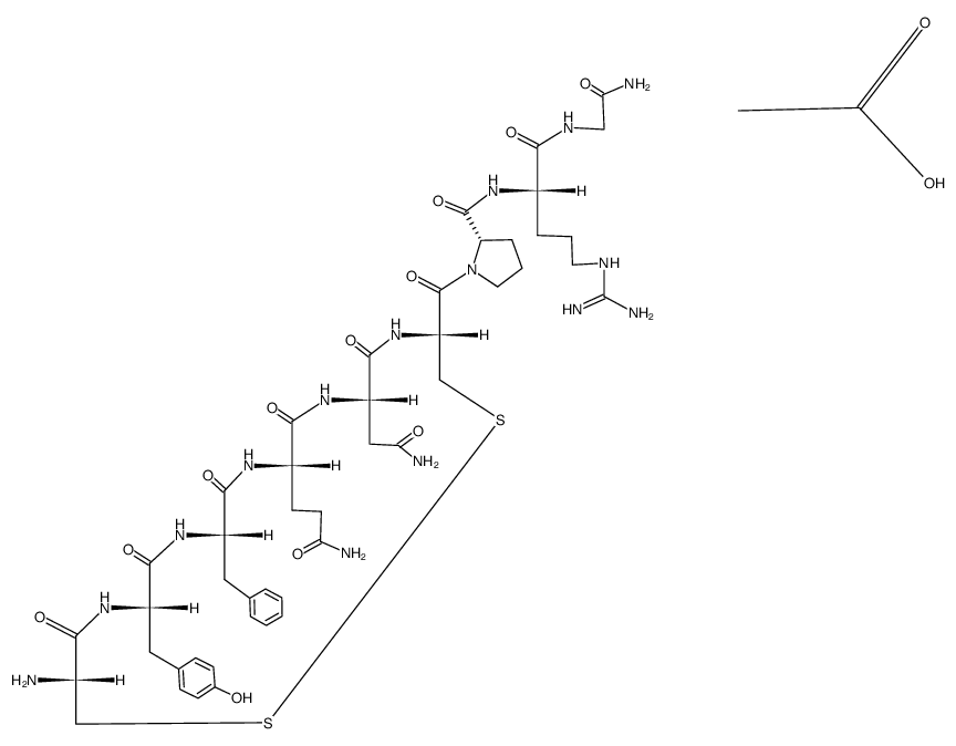 [Arg 8]-加压素醋酸盐结构式