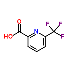 6-(Trifluoromethyl)picolinic acid structure