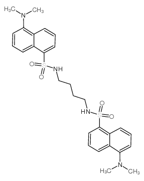 二丹磺酰-1,4-二氨基丁烷结构式