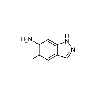 5-氟-1H-吲唑-6-胺结构式