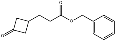 3-(3-氧代环丁基)丙酸苄酯结构式