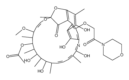 Rifamycin B morpholide结构式