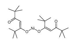 双(2,2,6,6-四甲基-3,5-庚二酮基)镍(II)结构式
