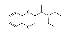 N,N-Diethyl-α-methyl-1,4-benzodioxane-2-methanamine结构式