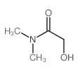 2-羟基-N,N-二甲基乙酰胺结构式