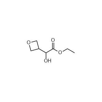 2-羟基-2-(氧杂环丁烷-3-基)乙酸乙酯结构式