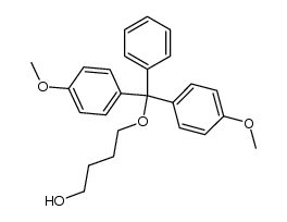 4-[bis(4-methoxyphenyl)(phenyl)methoxy]butan-1-ol Structure