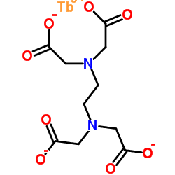 Acetate, 2,2',2'',2'''-(1,2-ethanediyldinitrilo)tetrakis-, terbium(3+) salt (1:1) Structure
